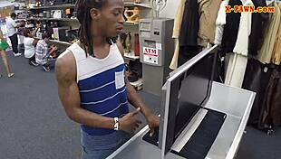 Black BF Watches Pawn Man Screw Tattooed GF In Hidden Cam Hardcore