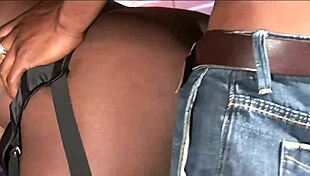 justice bends over bed takes huge black cock deep in phat booty doggystyle