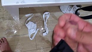 european tattoo guy jerks hard cock solo and shoots load