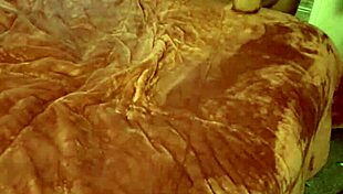 he bends pregnant ebony gf over and pumps her shaved pussy full of jizz