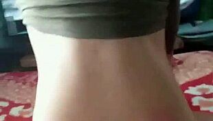 Real homemade latina couple worships big asses in lingerie