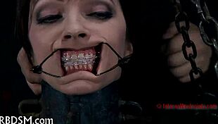 Pounding Tight Pussy Hard In BDSM Femdom Dungeon Punish Her Roughly!