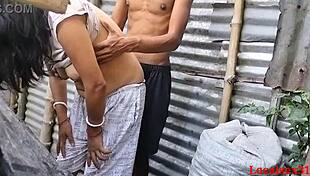 Can you handle watching this wife get brutally fucked deep outdoors by her friend's monster cock?