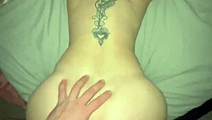 stepmom sucks my huge dick then i fuck her hard cum on those big tits