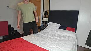 i roleplay sexy cleaning maid sucking big cock then riding him hard