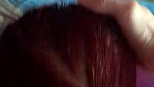 curvy euro babe sucks big cock and takes cum on face