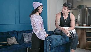 destroying tiny 18+ latina pussy doggystyle then creampie fill