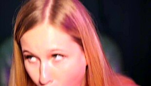 Why suck that dildo so insatiably close up you insatiable babe with big tits?