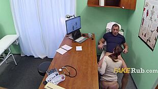 patient rims doctor's ass during horny hospital consultation