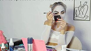 harley quinn cosplay makeup tease by miss daisy diamond for halloween