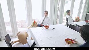 Thick stepmom pounded by stepson chores! 🍑🔥