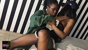 lesbian roommates girlfriend and lover squirt juicy pussies in dorm close up