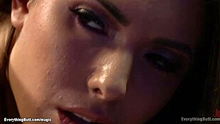 Gorgeous lesbians stretch asses with brutal anal fisting and strapon pain play