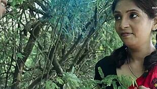 village wife takes deep creampie pounding filling her tight desi pussy