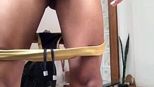 guy strokes solo till massive cumshot sprays everywhere