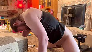 she rides her dildo wildly cumming multiple times in ecstasy