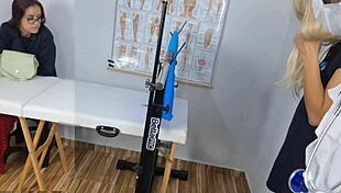 stepmom drags stepdaughter to twisted gynecologist for kinky exam