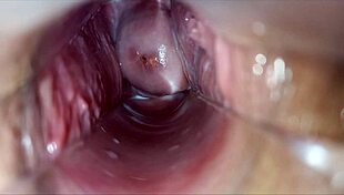 Pulsating Vagina Orgasm Speculum Close-Up