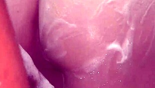 stepbrother sneaks dick into stepsister's perfect tight ass while showering unaware