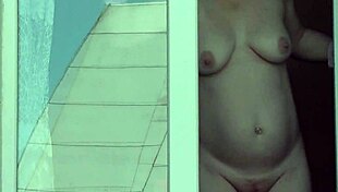 nude neighbor milf no panties bra washin windows big tits pussy as taxi peeps