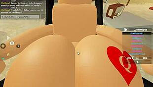 what if roblox turned into wet ass shaking monster cock riding with big tits bouncing