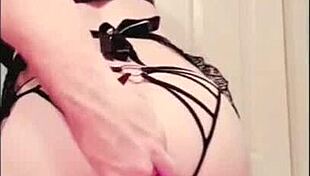 wanna see my huge pierced nipple maid flash her big ass and buttplug in homemade bath