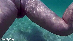 Pounding Multiple Creampies Underwater into Chubby Housewife's Juicy Big Ass Pussy Non-Stop!