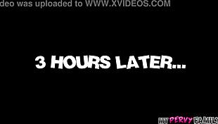 hot stepsis caught snapping naughty pics gets hardcore doggystyle pussy pound from bro