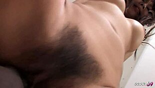 Tears of Joy as Slim Japanese Girl's Bushy Pussy and Perfect Tits Get Ravaged in Uncensored JAV Casting Creampie!