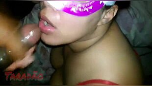 Latina BBW Deepthroats and Swallows Cum in Hairy Pussy Session