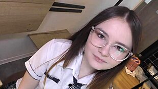 Teen Vivien Doll Seduces Black Teacher's BBC