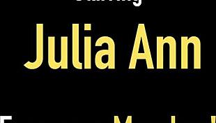 i fuck myself hard then deepthroat julia ann's dildo