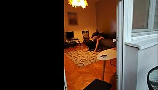 my stepmom sneaks a peek while i suck my husband's throbbing cock