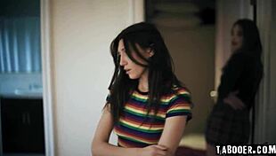 OMG! Gizelle Blanco Spies on Maya Woulfe and Hazel Moore's Steamy Lesbian Fingering!