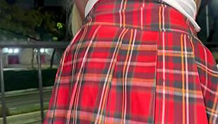 brazilian milf stops stranger on street begs monster cock to fuck her outdoors