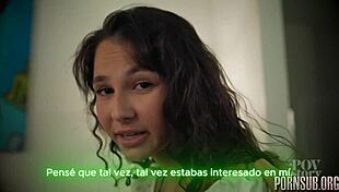 What if the man of the house seduced his petite latina milf mother-in-law with creampie taboo?