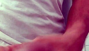 Cock strokage leads to massive cumshot explosion