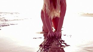 marry queen teases her perfect natural tits making you dream of her sensual nude body