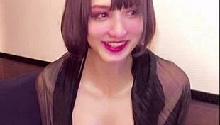 sexy cat ear ladyboy masturbates live while fucking her tight ass