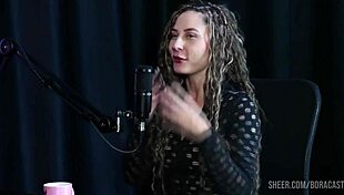 Bruna Carlos and Jujube flaunt sheer red lingerie in Bora casting compilation with big tits tease