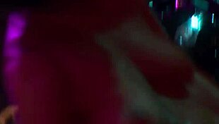 Watch this naughty brunette slowly strip and dance out of her clothes