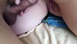 chubby bbw stepmom with big ass gets fucked hard doggystyle and missionary in homemade pov by horny son