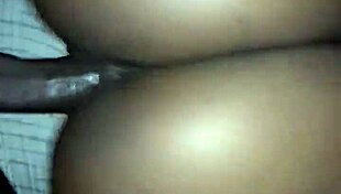 young ebony teen screams as big black cock pulls her hair deep inside