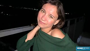 lia lover here giving my man cock pleasure balcony to bed