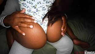 my hot ass ebony babe gets pounded doggystyle and missionary 🍑🔥