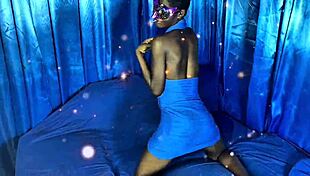 gf and friend tag-team her with bbc double penetration filling pussy mouth all holes socks on