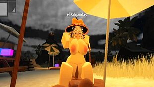 picture a robloxian witch's big tits and ass wrecked by black cock