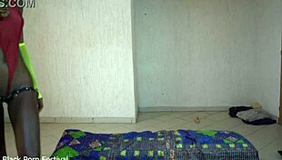 Watch this dark skin skinny beauty spread her sweet pussy wide