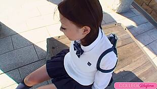 chisa miyamae's public suck turns into bedroom creampie blast