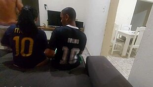 brazilian wife bets husband loses dp anal with friend